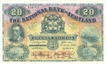 National Bank Of Scotland Ltd 20 Pounds,  1. 6.1944